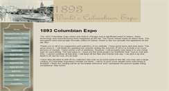 Desktop Screenshot of 1893columbianexpo.com